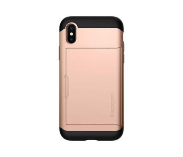 Etui Slim Armor CS do iPhone X złote - 1381907 - zdjęcie 2